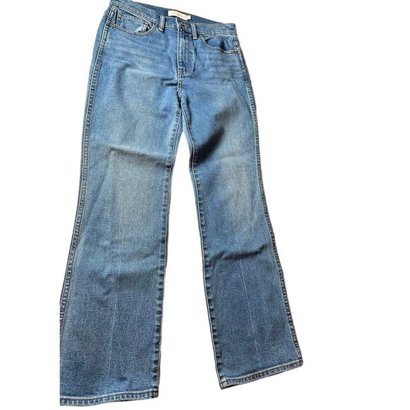 Tory Burch JEANS CROPPED BOOT-CUT MARBLE WOMENS 25 - Picture 7 of 10